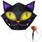 48.03" Airblown® Inflatable Halloween Smiling Cat Projection Set